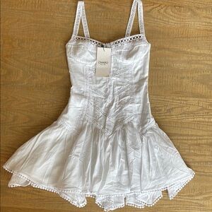 Charo Ruiz White Lace Dress